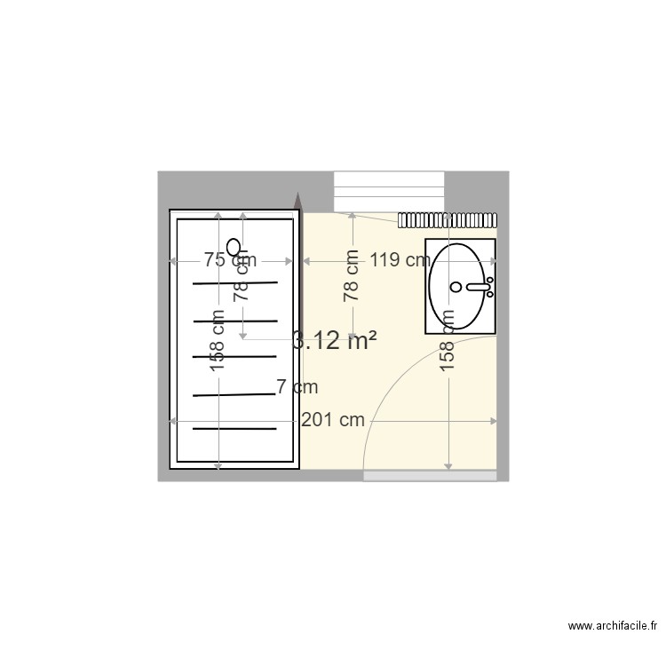 laville. Plan de 0 pièce et 0 m2