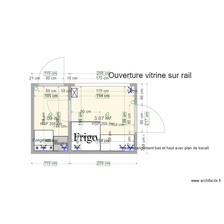 CAISSE CAMION FRIGO. Plan de 0 pièce et 0 m2