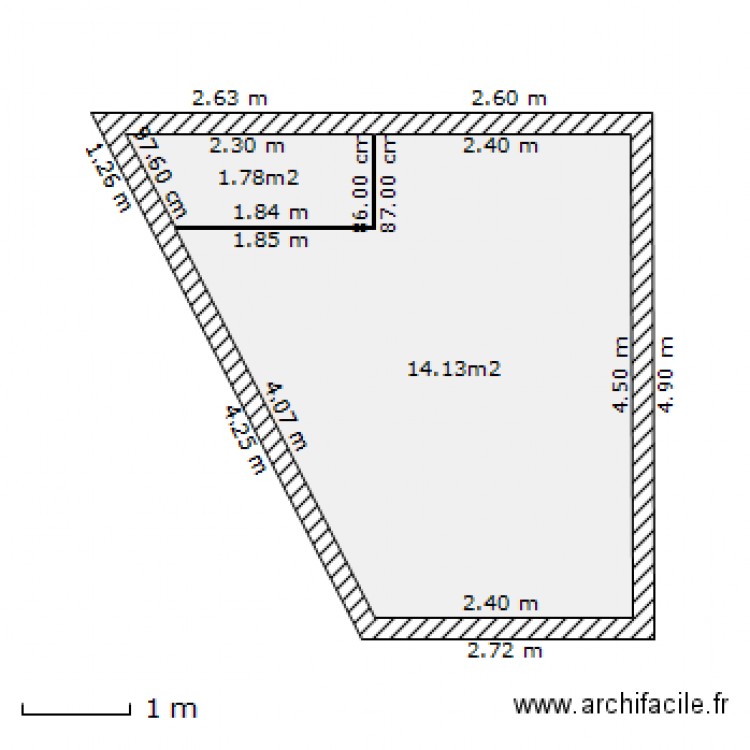 terrasse. Plan de 0 pièce et 0 m2