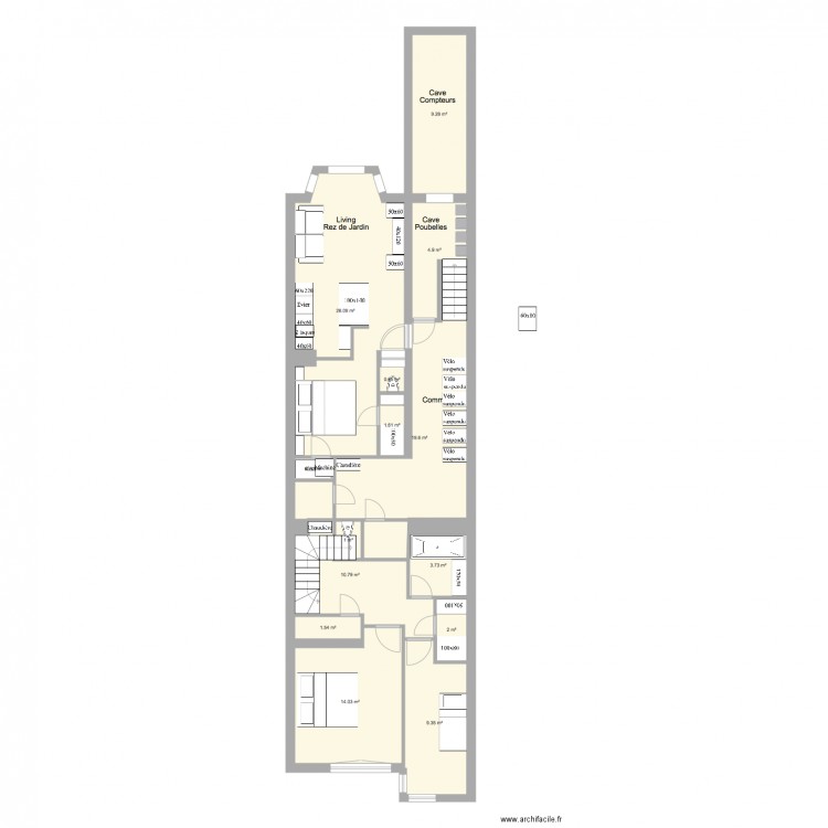 Marie José Rez jardin NewAdé7 mesures ok. Plan de 0 pièce et 0 m2