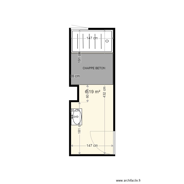 DOUCHEZ J CLAUDE . Plan de 0 pièce et 0 m2