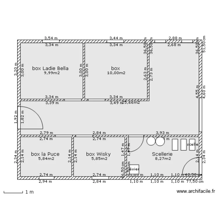 &eacute;curie. Plan de 