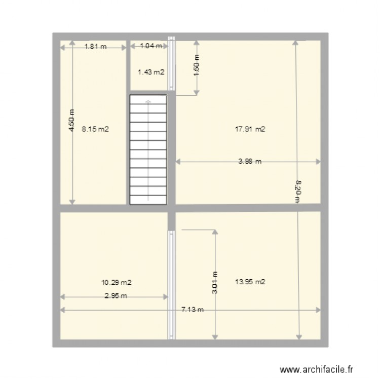 meusure exact interieure. Plan de 0 pièce et 0 m2