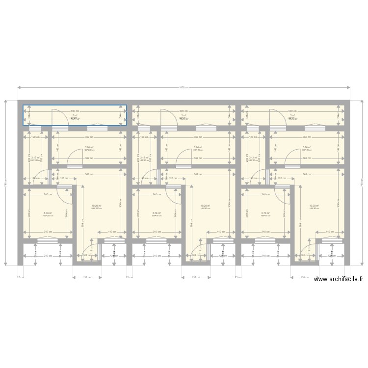 studios nkok. Plan de 0 pièce et 0 m2