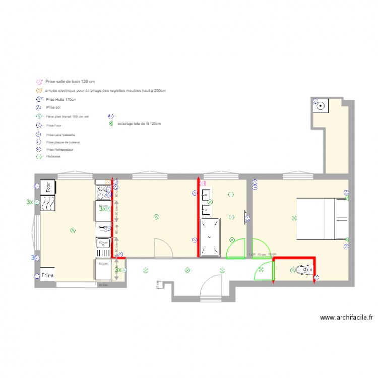 Medicis antoine. Plan de 0 pièce et 0 m2