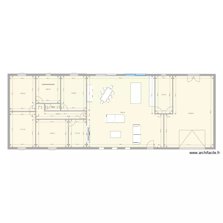 maison. Plan de 