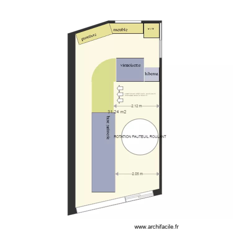 magasin ACCESSIBILITE. Plan de 