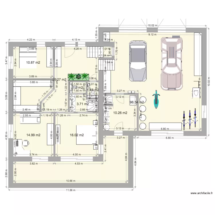 projet 2 chalvet . Plan de 