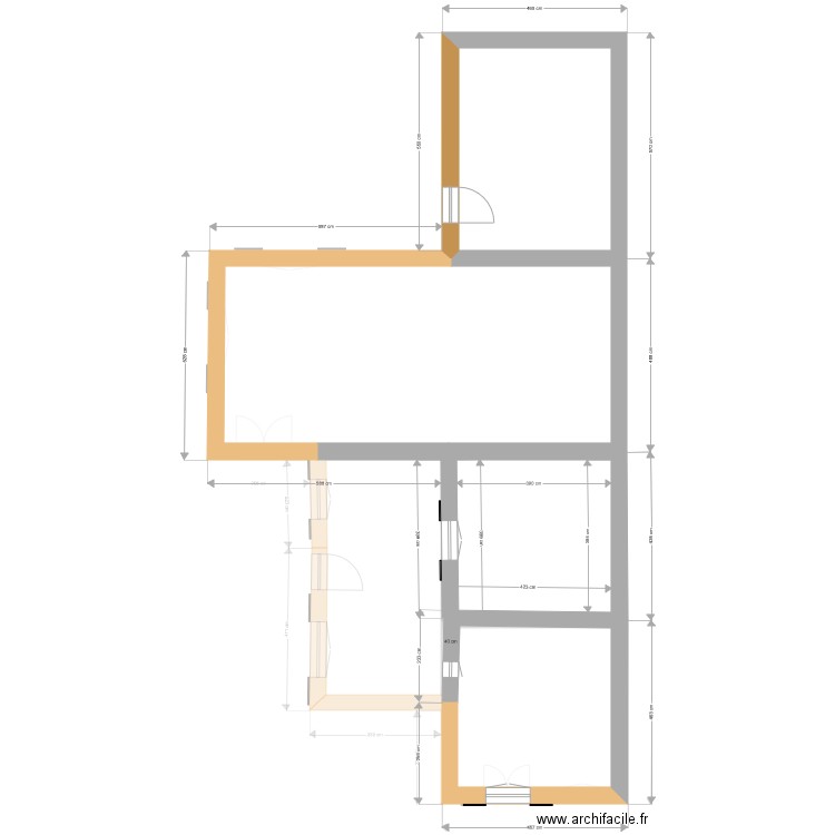 plan de masse face ouest. Plan de 0 pièce et 0 m2