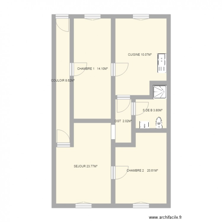 saumande 2. Plan de 0 pièce et 0 m2