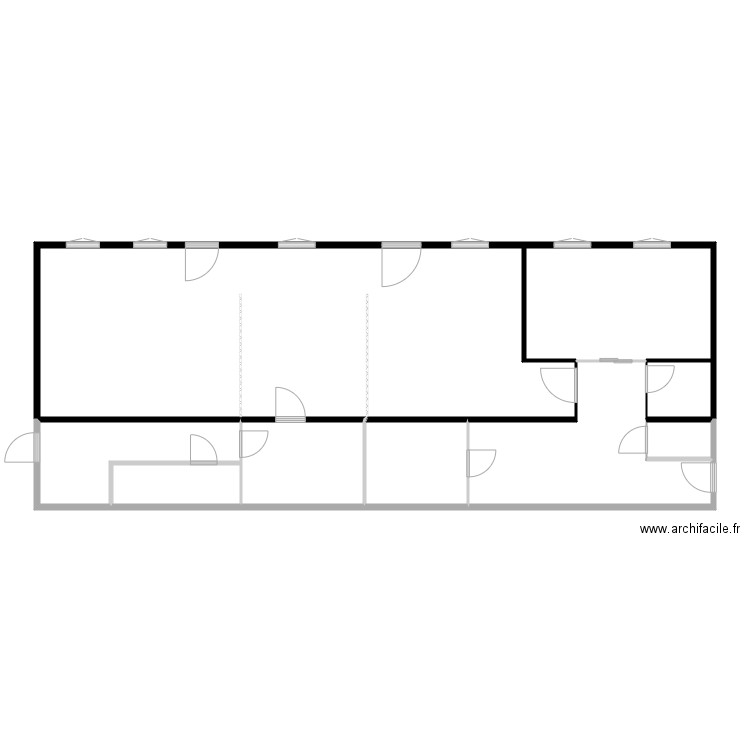 RDC. Plan de 0 pièce et 0 m2