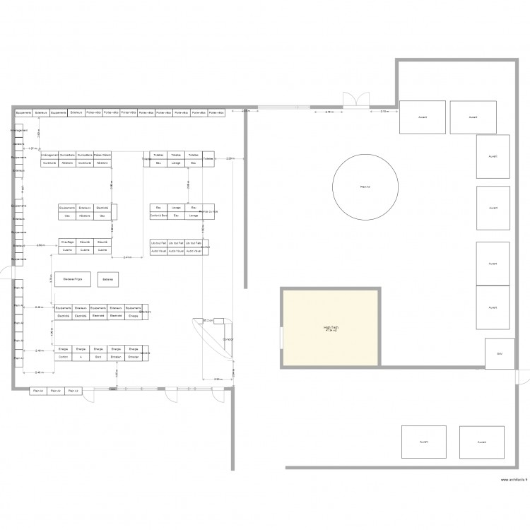 Plan de masse Francastel. Plan de 0 pièce et 0 m2