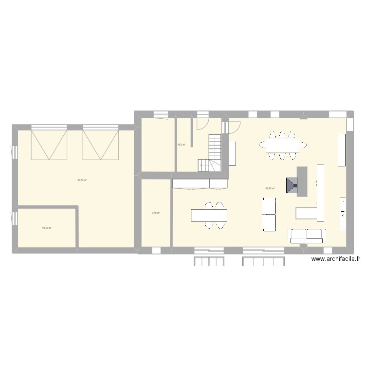 garage. Plan de 0 pièce et 0 m2