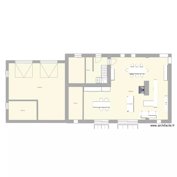 garage. Plan de 