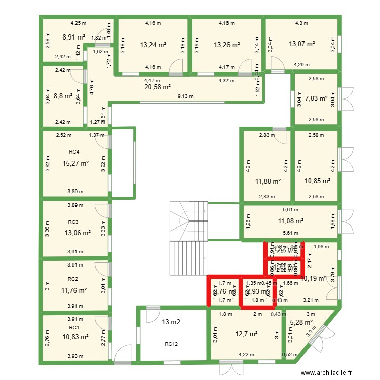 Pland Rez-de chaussée Rebeuss -11-04-2023. Plan de 0 pièce et 0 m2