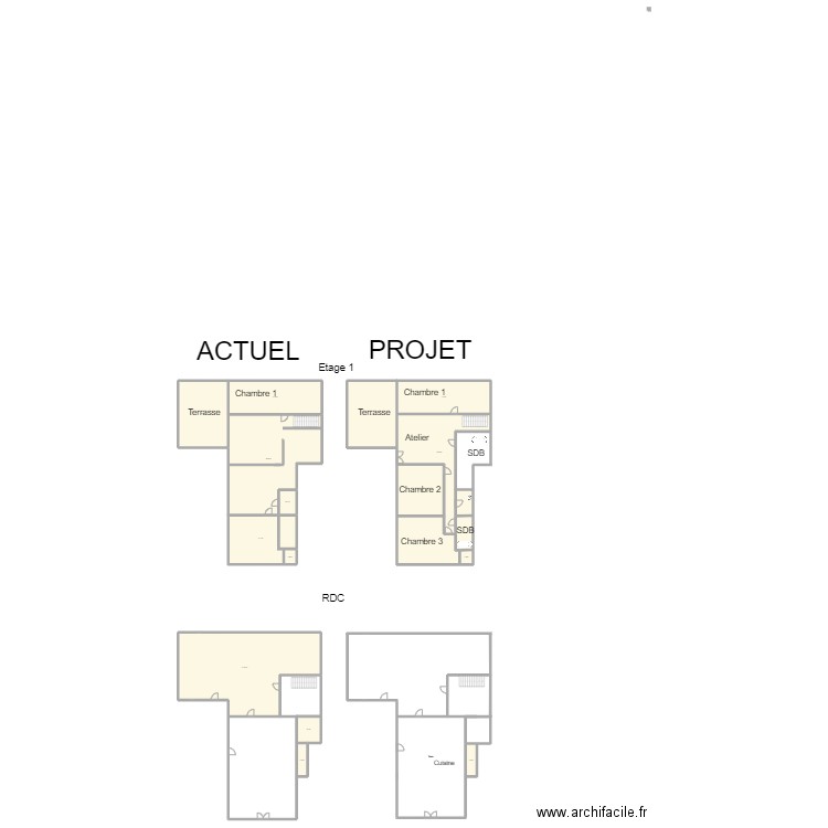 Perso. Plan de 17 pièces et 632 m2