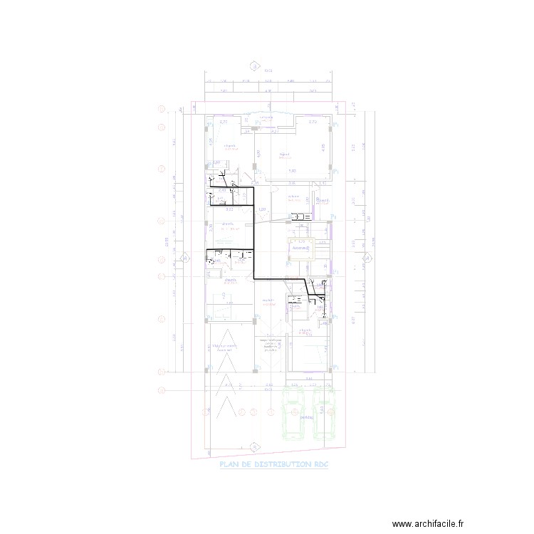 Evacuation eau vanne eau usée. Plan de 0 pièce et 0 m2