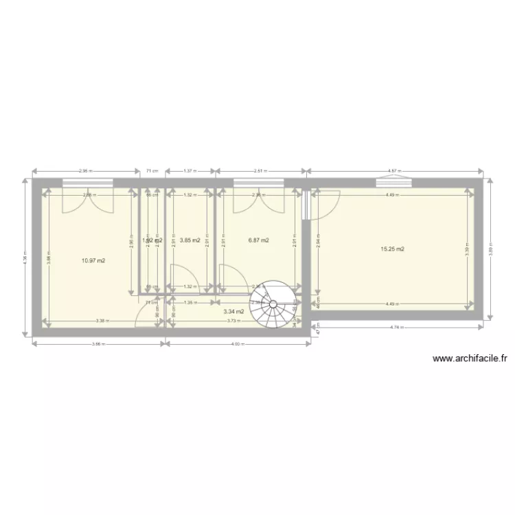 ST hubert RDJ. Plan de 