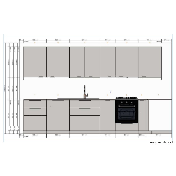 cuisine. Plan de 0 pièce et 0 m2