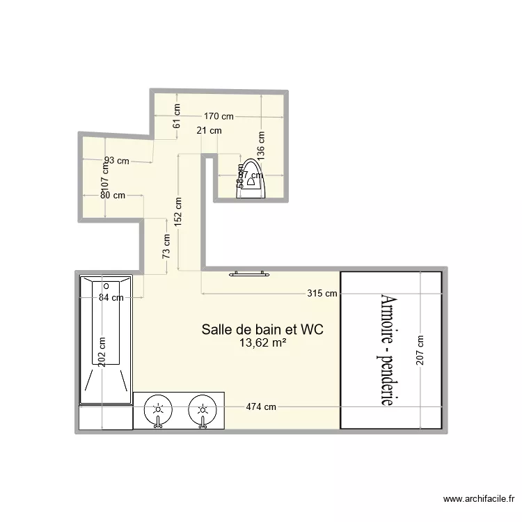 Martinez - Projet SDB. Plan de 