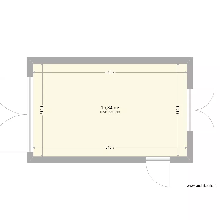 Garage Simple . Plan de 