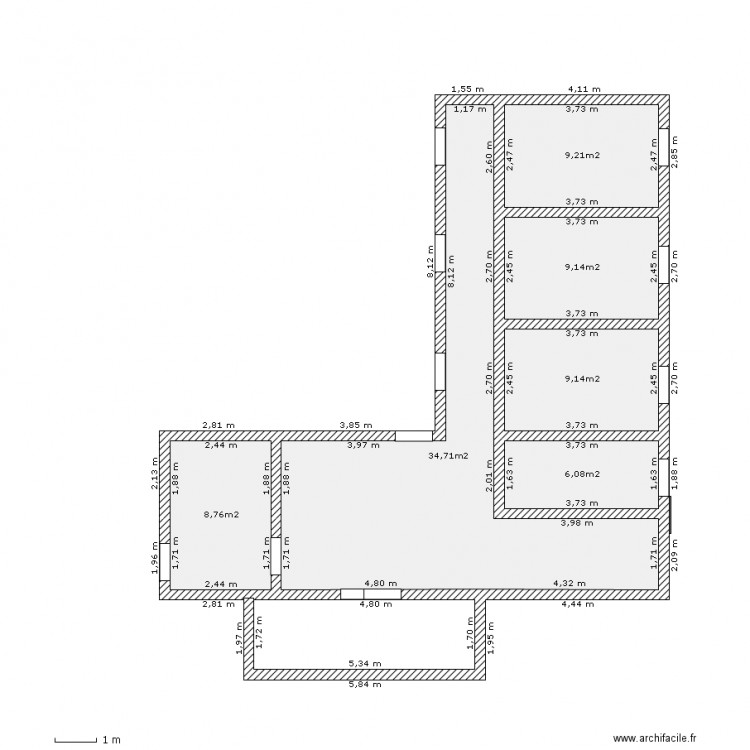 gino. Plan de 0 pièce et 0 m2