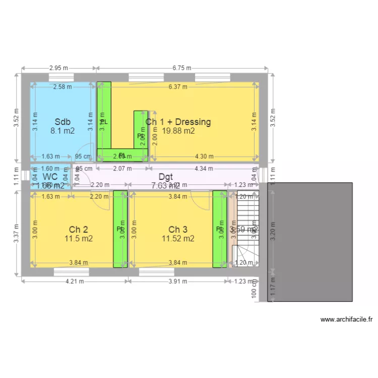 BOULONGNE etage. Plan de BOULONGNE etage. Plan de
