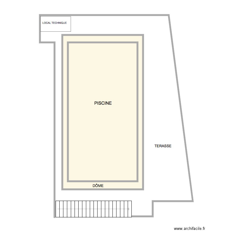 PLAN PISCINE. Plan de 0 pièce et 0 m2