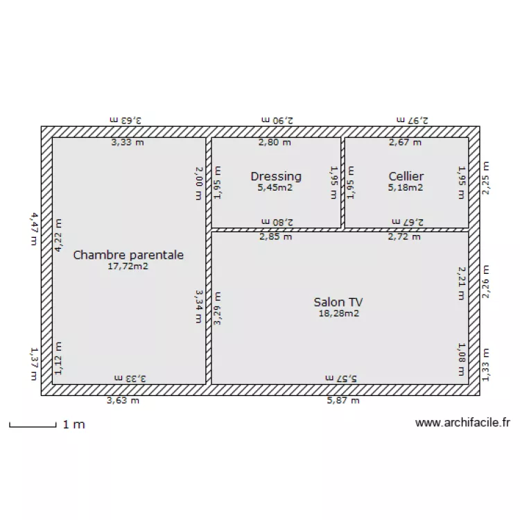 Miguelito debut garage. Plan de 