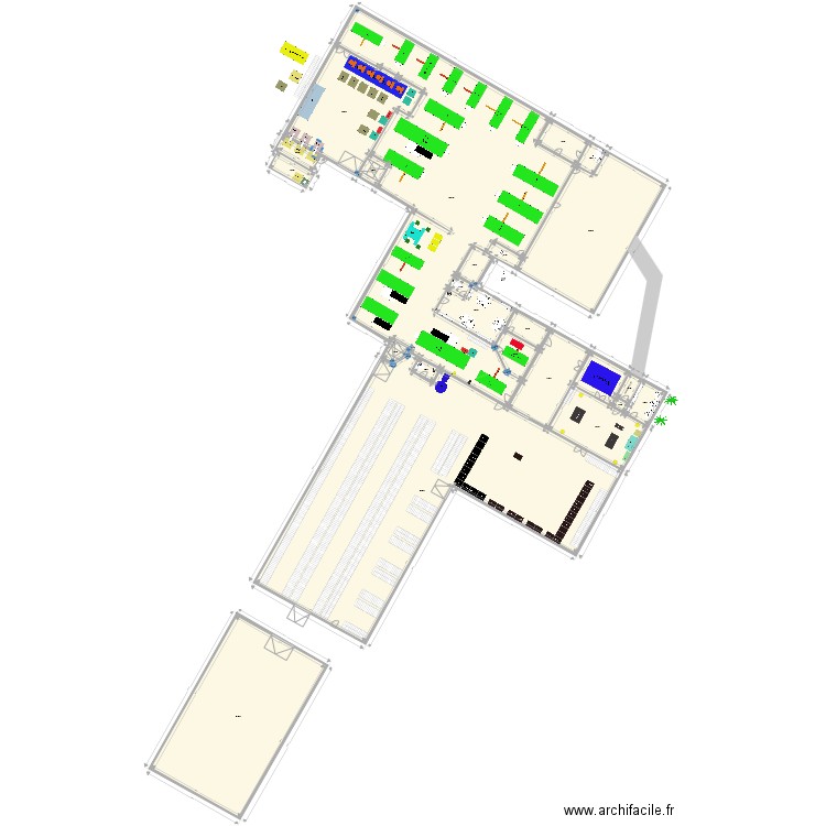 MODIFICATION CENTRALE 7. Plan de 0 pièce et 0 m2