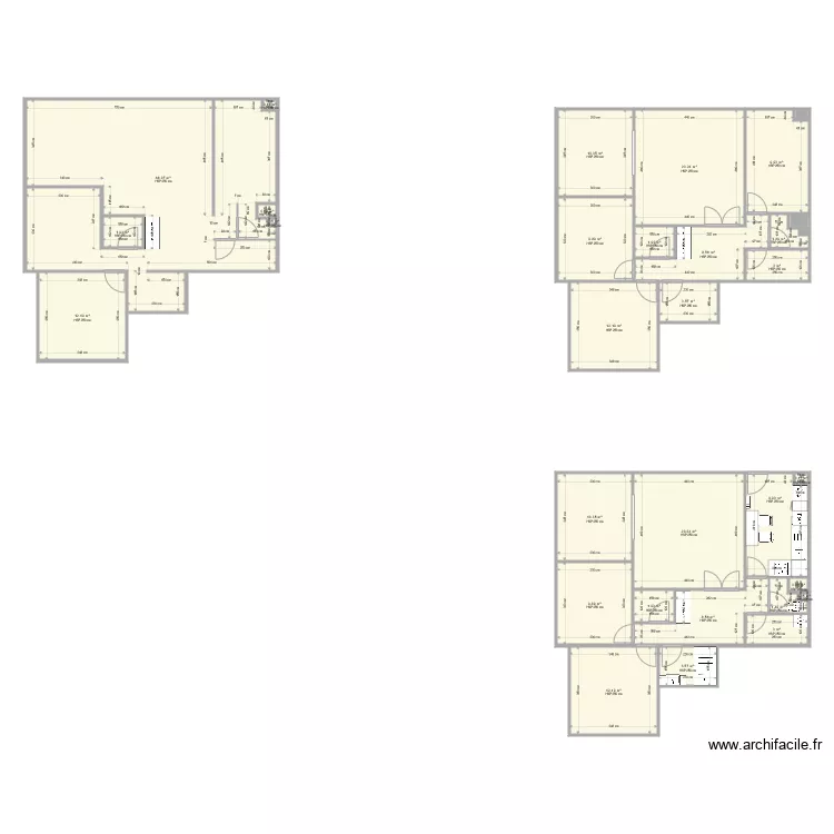 BERHAULT Tinqueux. Plan de 