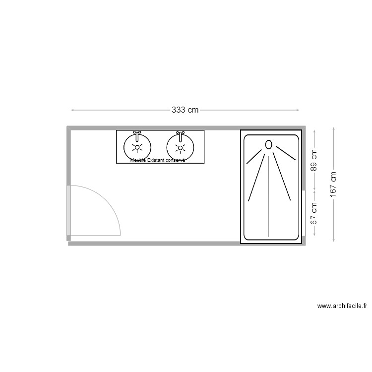 Legay Rez de chaussé. Plan de 0 pièce et 0 m2