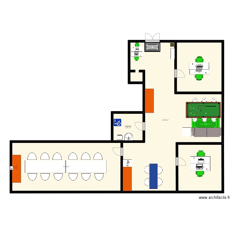 LPB. Plan de 0 pièce et 0 m2