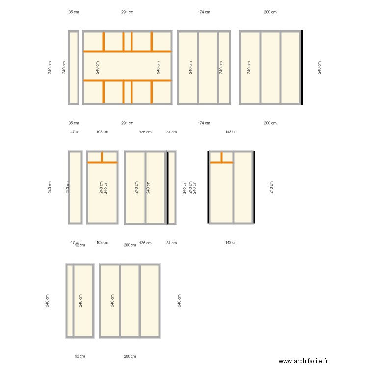 Fenêtre véranda et suite. Plan de 0 pièce et 0 m2