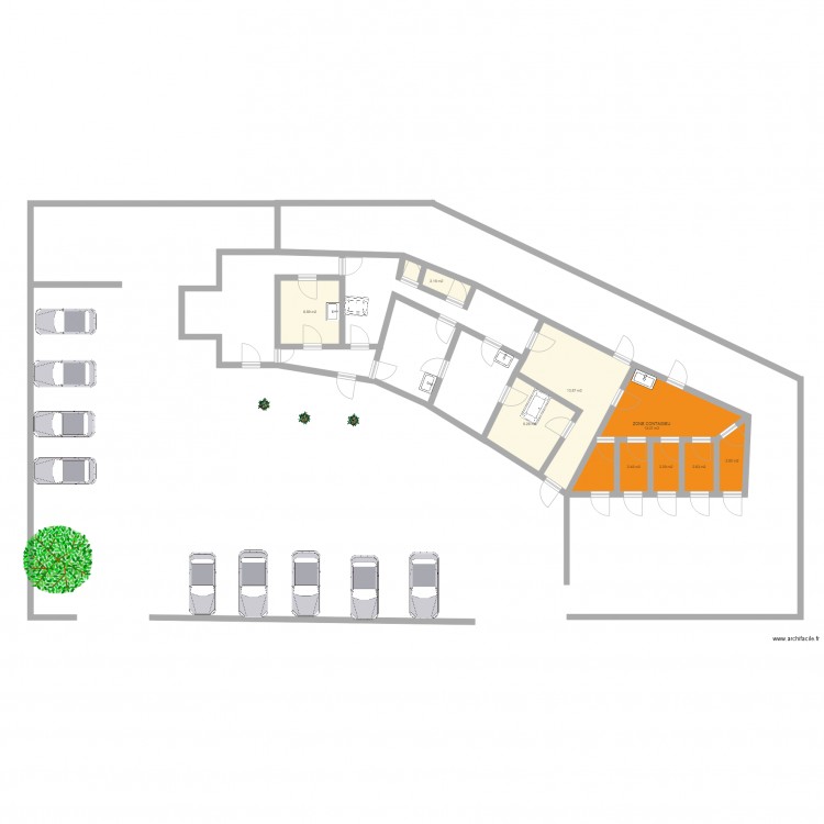 plan clinique. Plan de 0 pièce et 0 m2