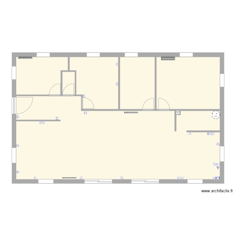 chantenay pc. Plan de 6 pièces et 125 m2