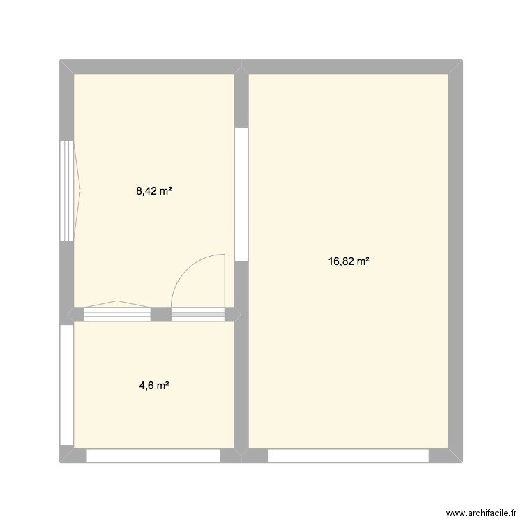 GARAGE 1. Plan de 3 pièces et 30 m2
