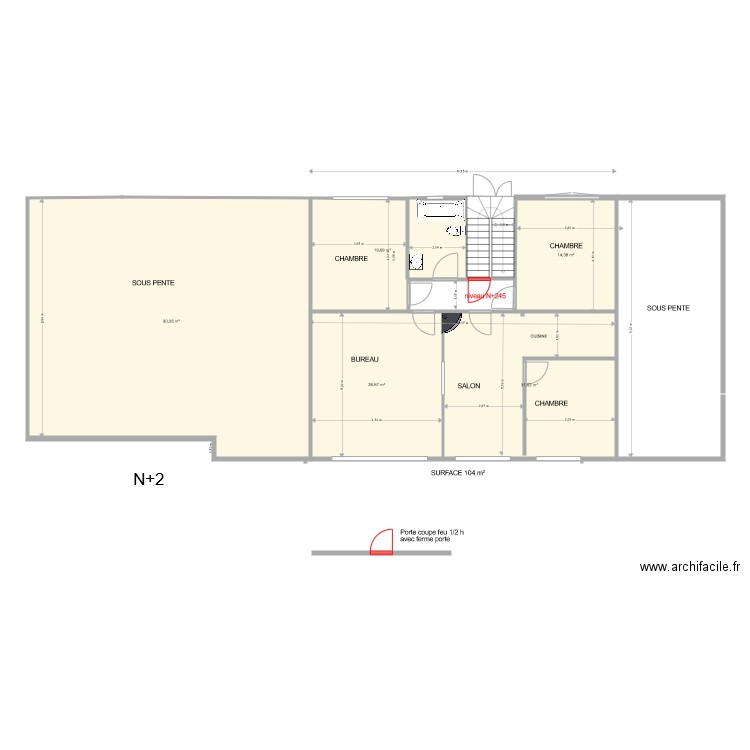1er ETAGE VINTAGE . Plan de 0 pièce et 0 m2