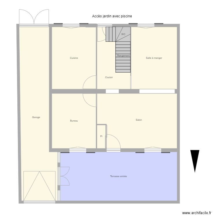 Cifai RDC. Plan de 0 pièce et 0 m2