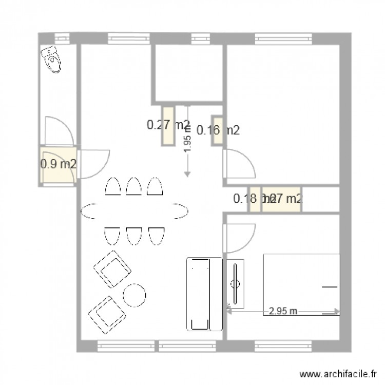 Appartement Toulouse 5. Plan de 0 pièce et 0 m2