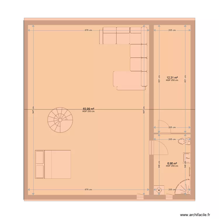 maison sylvie . Plan de 