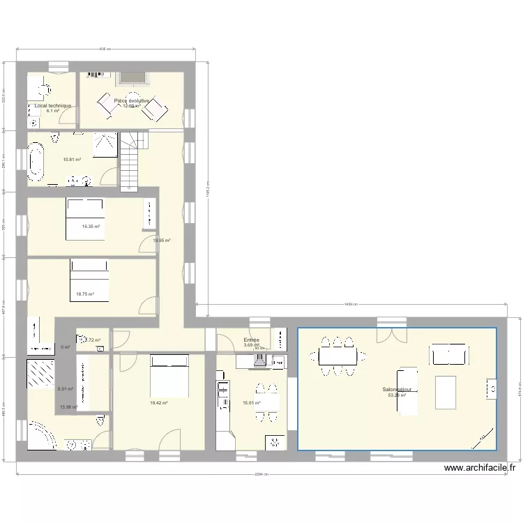 Le Petit Cornoux projet 3. Plan de Le Petit Cornoux projet 3. Plan de