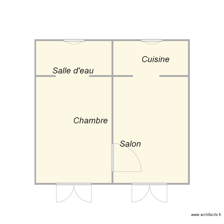 Croquis APPT 3 JOLY. Plan de 0 pièce et 0 m2