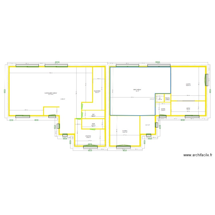 SAINT JULIEN étage . Plan de 0 pièce et 0 m2