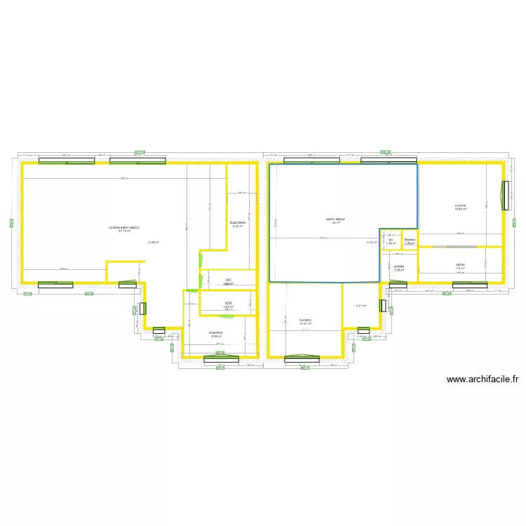 SAINT JULIEN étage . Plan de SAINT JULIEN étage . Plan de
