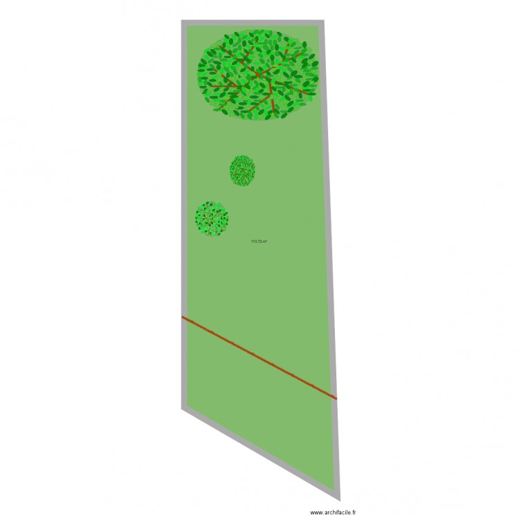 vue en plan. Plan de 0 pièce et 0 m2