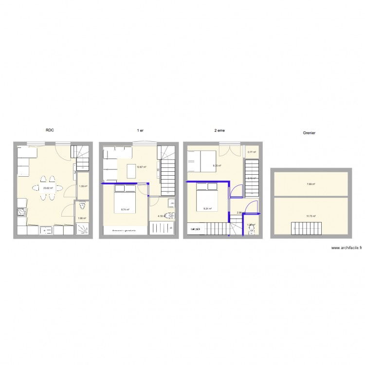 NOUAR 2EME modifié. Plan de 0 pièce et 0 m2