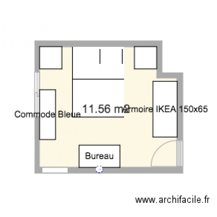 Chambre 1. Plan de 0 pièce et 0 m2