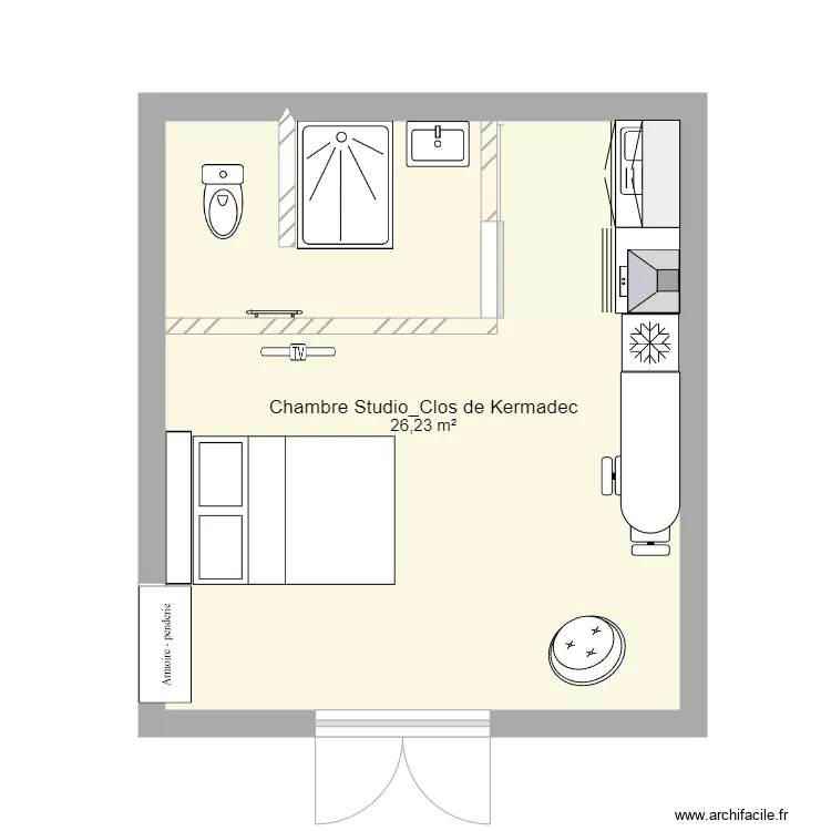 Clos de Kermadec 3. Plan de 