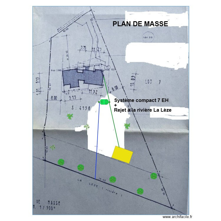 Lozes. Plan de 0 pièce et 0 m2